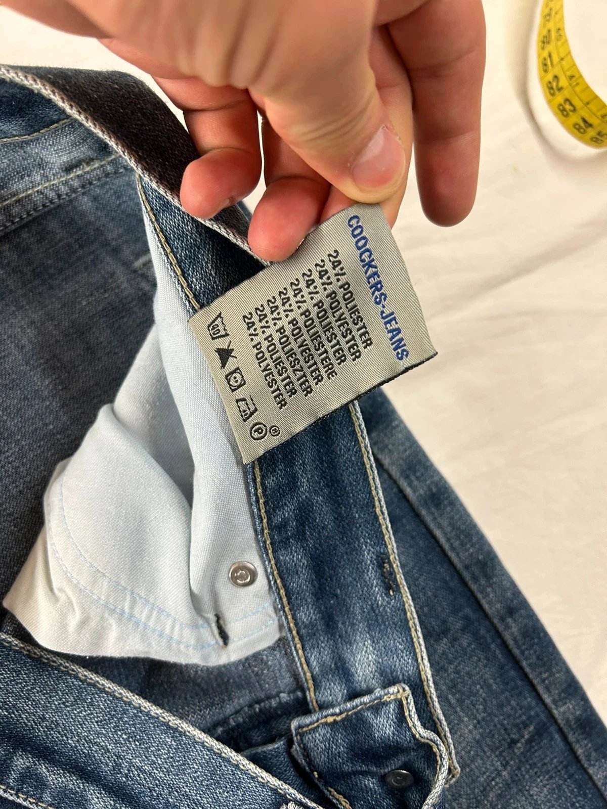 Jean recta azul coockers jeans 44 vintage bordado en la parte posterior talla 44 – photo 13
